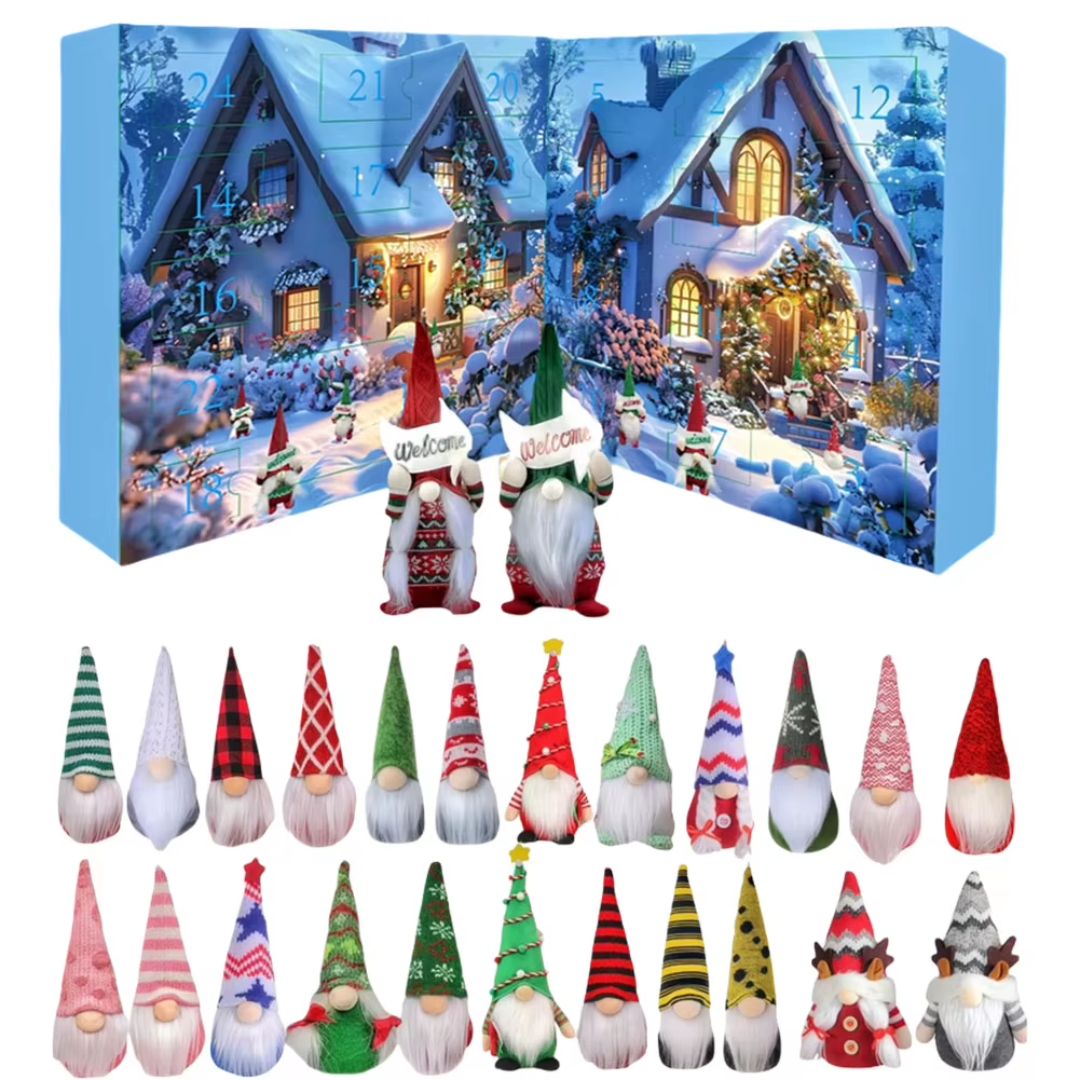 π
Christmas Gnome Countdown Calendar 2025 + FREE LED Gnome Gift π