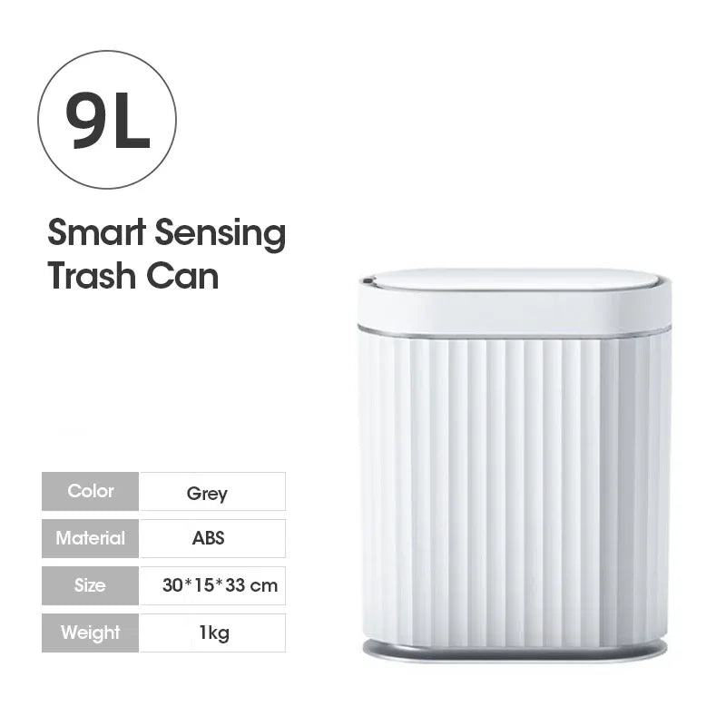 7L/9L Smart Sensor Trash Can – Automatic Touchless Bin for Kitchen & Bathroom