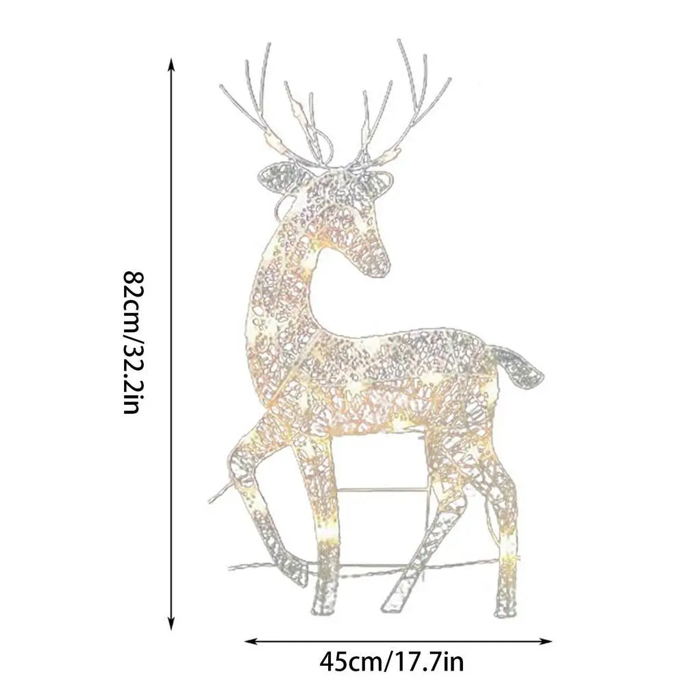 Outdoor Christmas Reindeer Decoration – Light Up Garden Deer for Xmas 2025