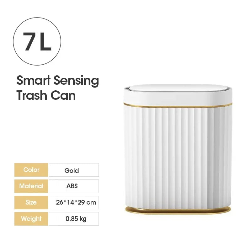 7L/9L Smart Sensor Trash Can – Automatic Touchless Bin for Kitchen & Bathroom