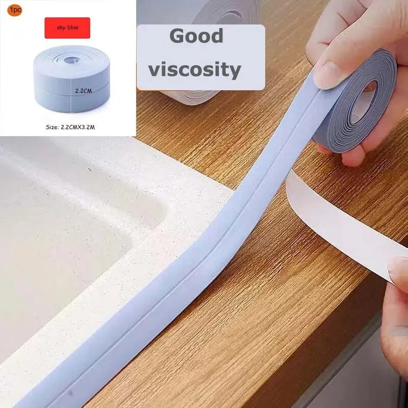 1 Roll Waterproof & Anti-Mould Kitchen Tape β Sink, Counter & Bathroom Gap Sealer