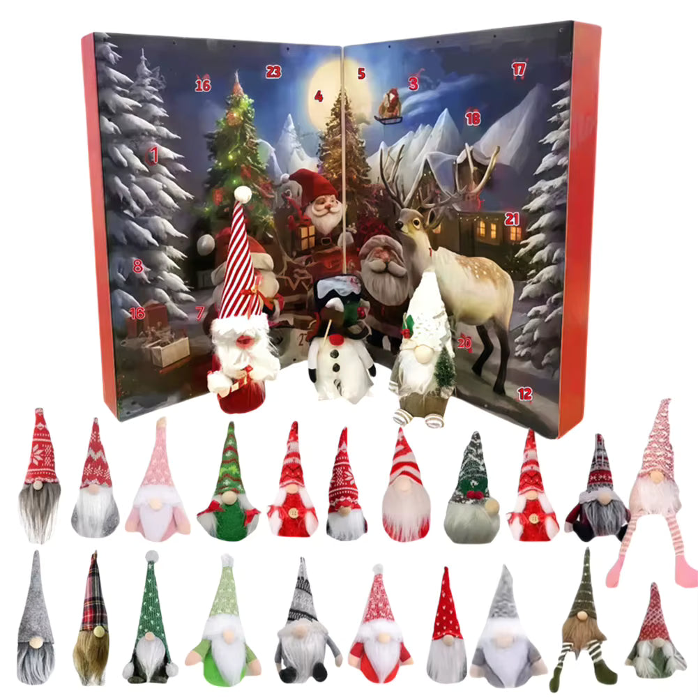 π
Christmas Gnome Countdown Calendar 2025 + FREE LED Gnome Gift π