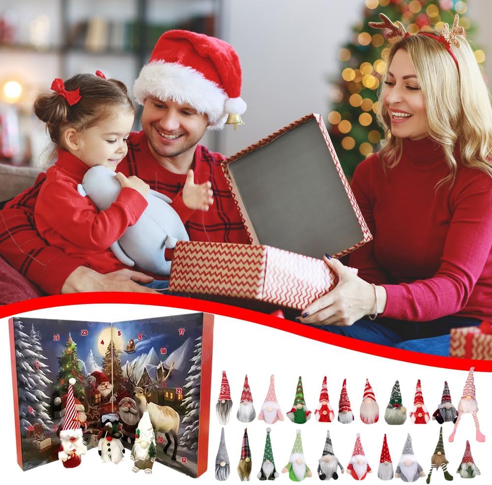 π
Christmas Gnome Countdown Calendar 2025 + FREE LED Gnome Gift π