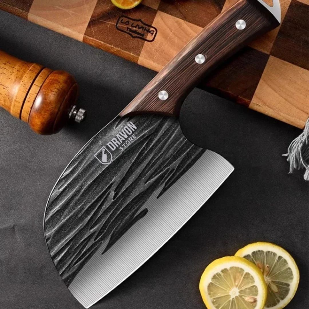 Dravon Supreme Hand-Forged Professional Cleaver Knife