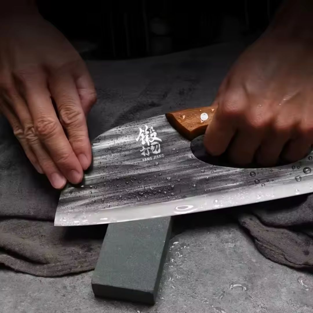 100% Hand Forged Japanese Cleaver - Dravon Yang Master Cleaver