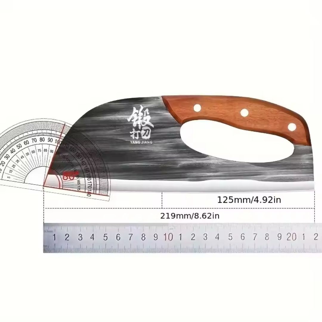 100% Hand Forged Japanese Cleaver - Dravon Yang Master Cleaver