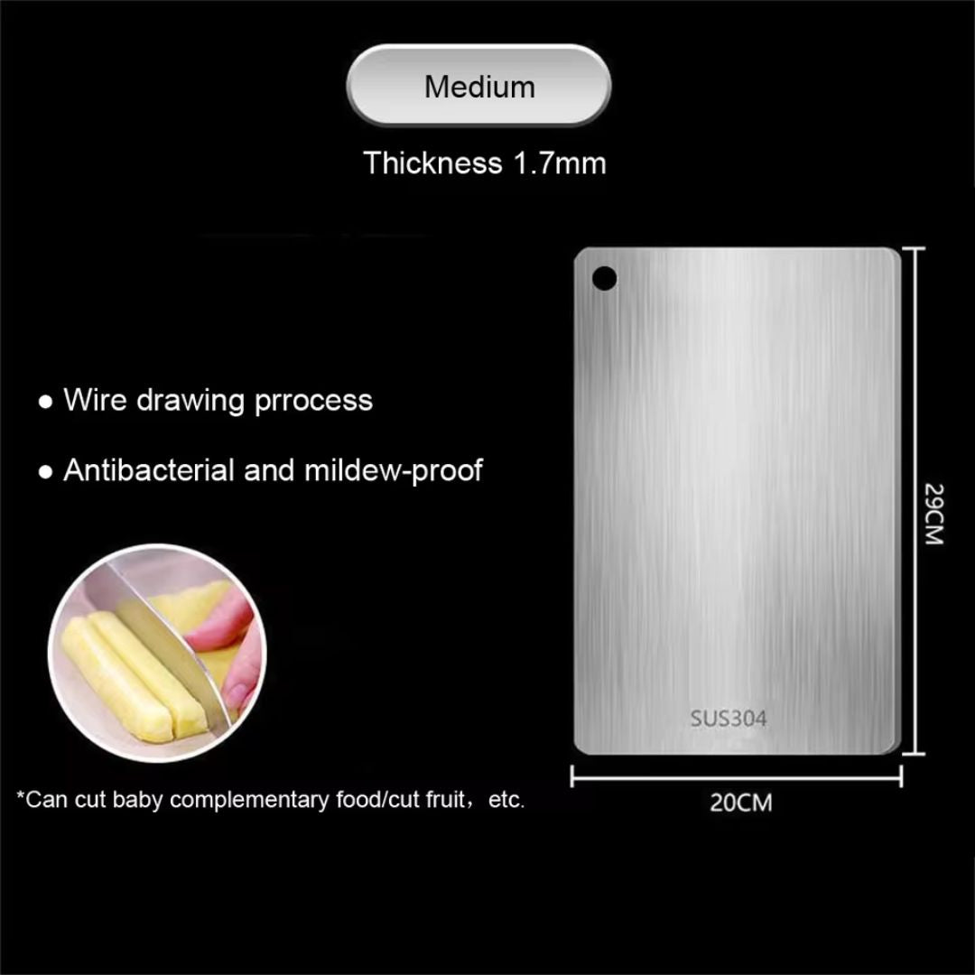 Durable Stainless Steel Cutting Board - Dravon Stainless Steel Cutting Board