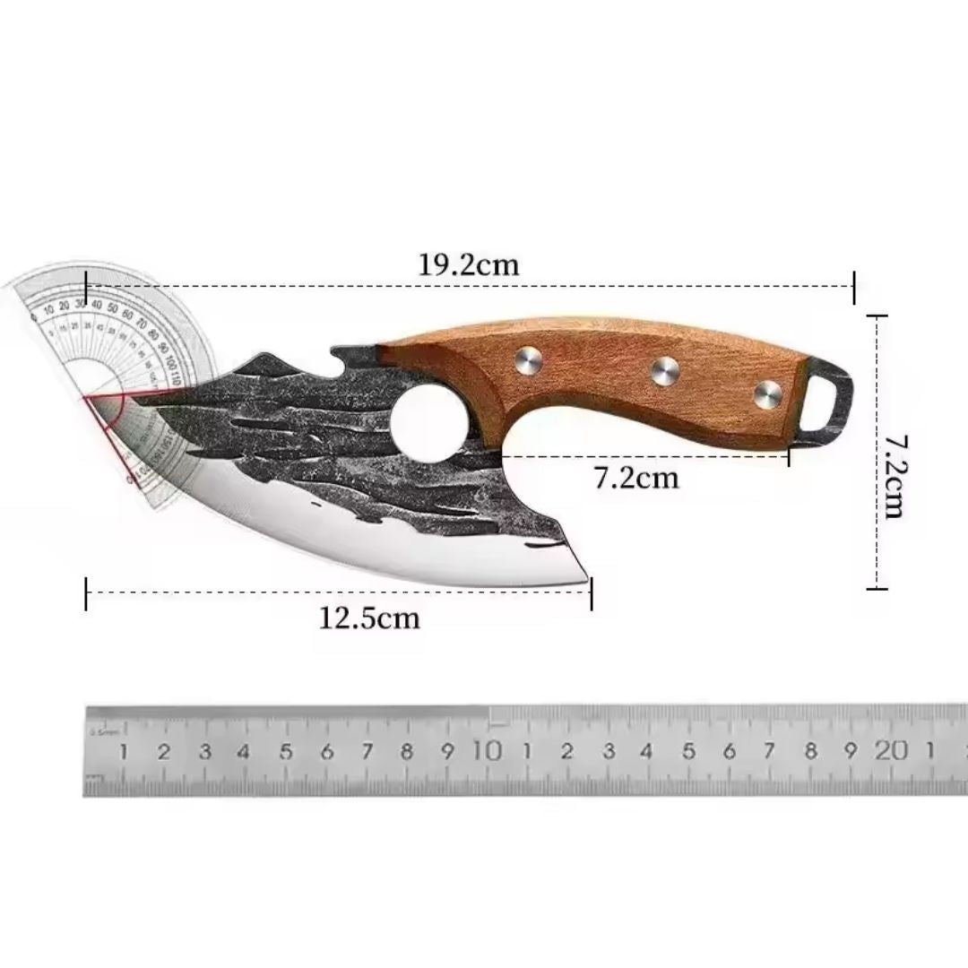 Dravon Hunter Knife with Strong and Ergonomic Grip - 100% Hand Forged