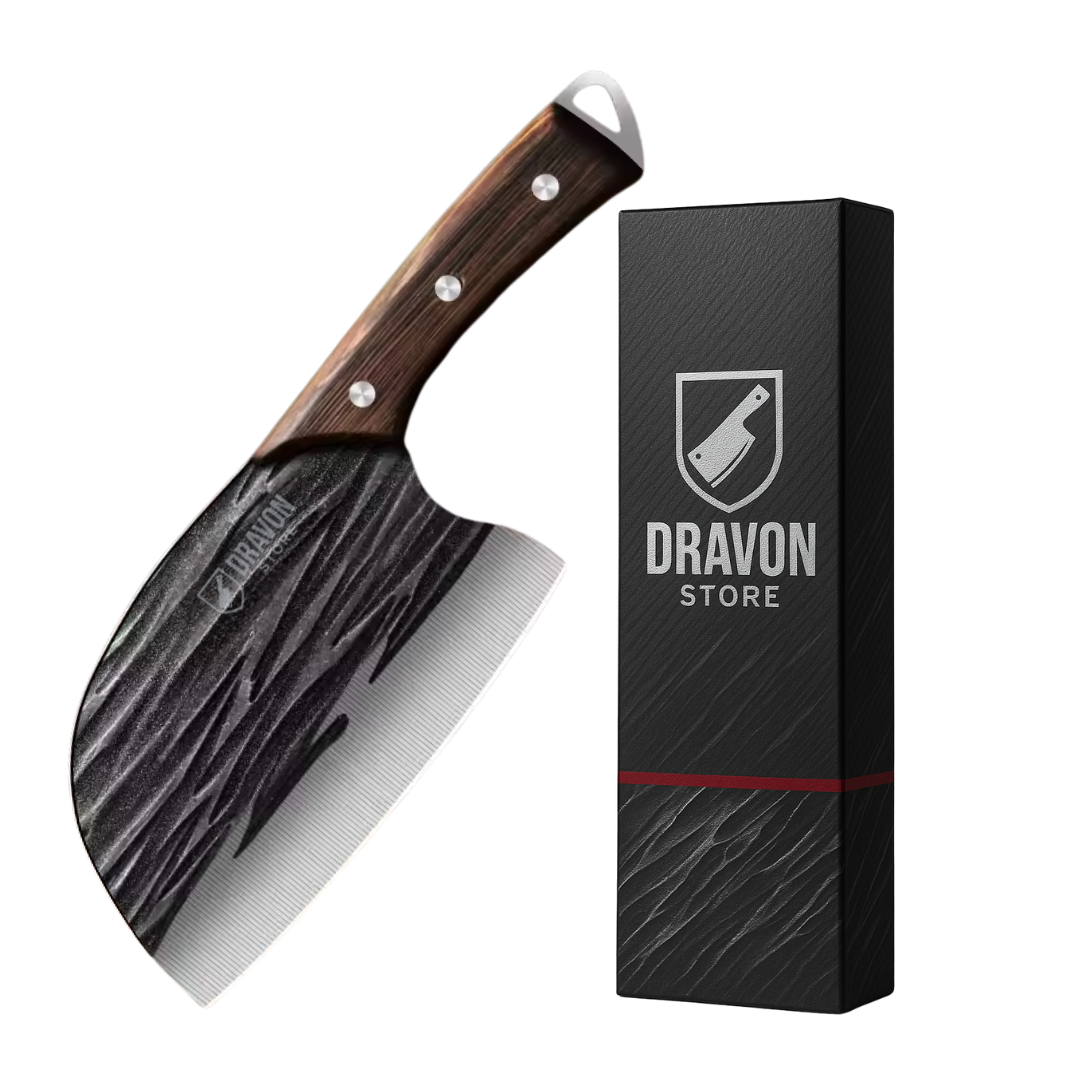 Dravon Supreme Hand-Forged Professional Cleaver Knife