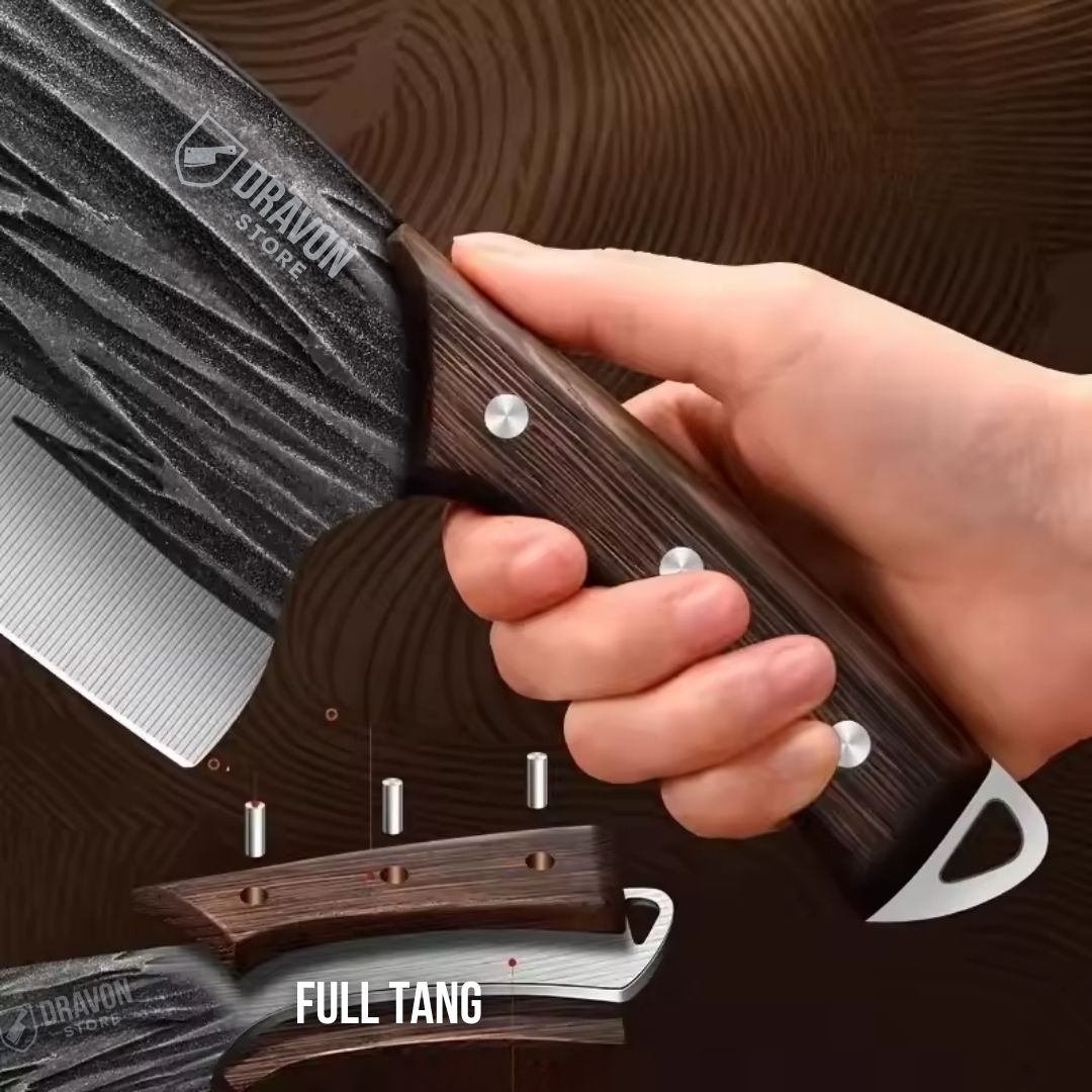 Dravon Supreme Hand-Forged Professional Cleaver Knife