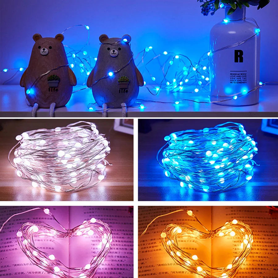 RGB LED Christmas Tree Lights Lighting Control via Mobile App