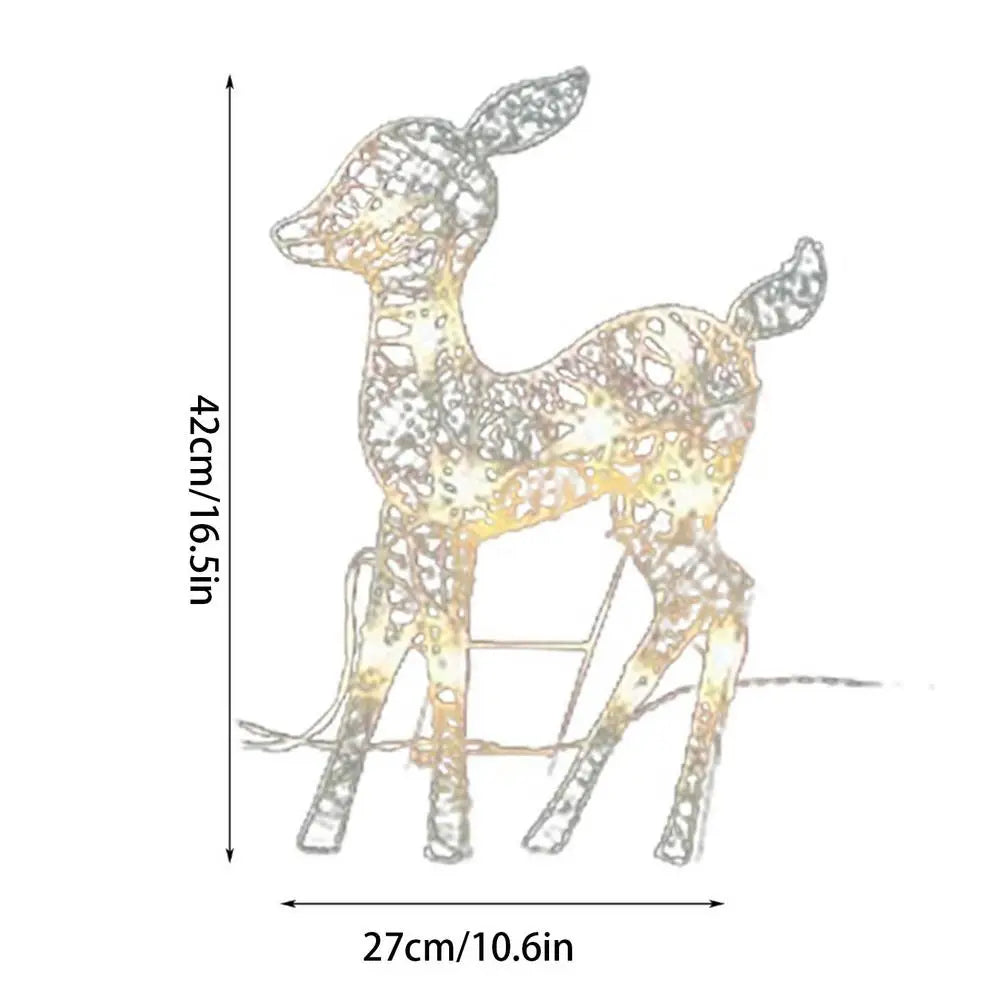 Outdoor Christmas Reindeer Decoration – Light Up Garden Deer for Xmas 2025