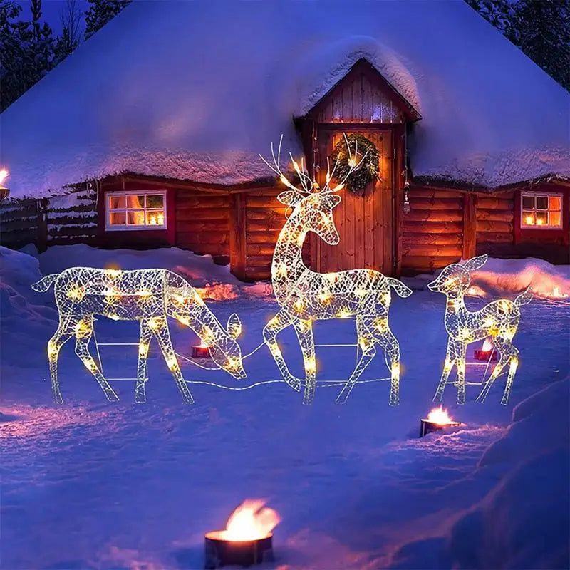 Outdoor Christmas Reindeer Decoration – Light Up Garden Deer for Xmas 2025