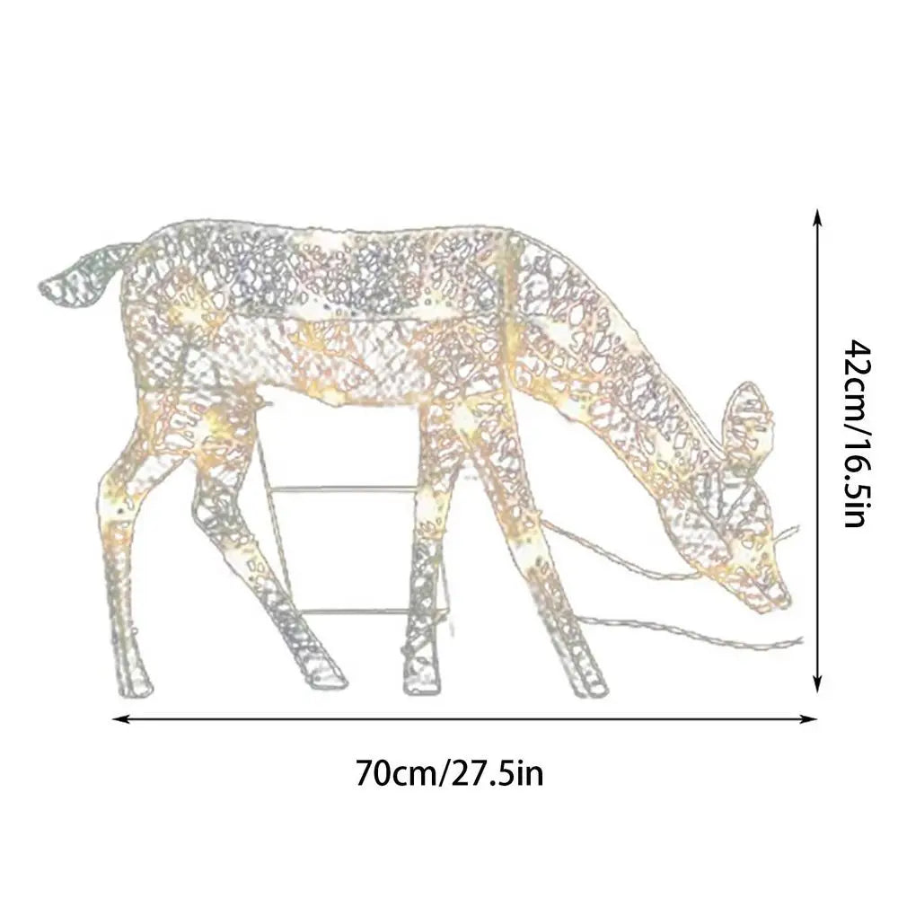 Outdoor Christmas Reindeer Decoration – Light Up Garden Deer for Xmas 2025