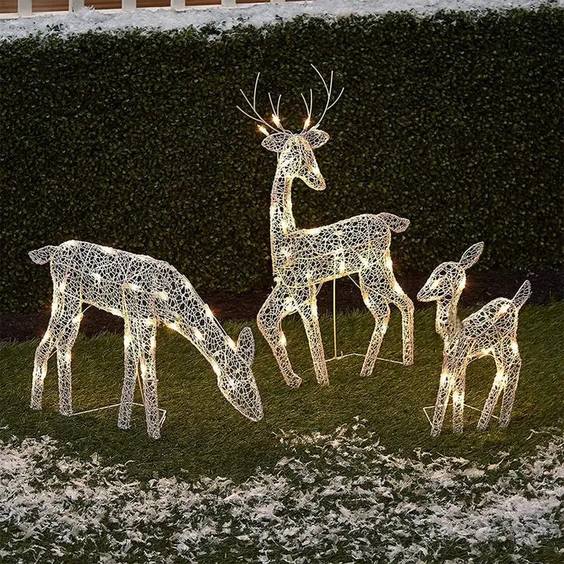 Outdoor Christmas Reindeer Decoration – Light Up Garden Deer for Xmas 2025